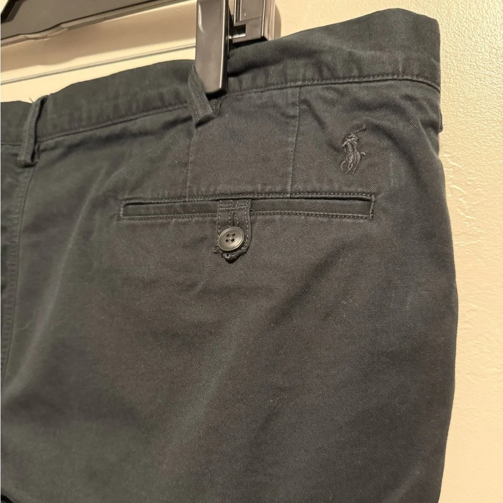 Polo Ralph Lauren Men's Black The Polo Chinos Classic Cotton Twill Size 40x30